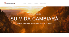 Desktop Screenshot of iglesiadelafe.com